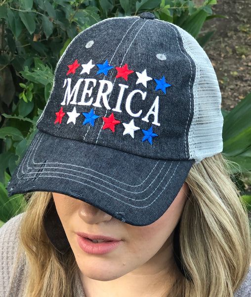 Astros Distressed Trucker Hat – My Simply Chic